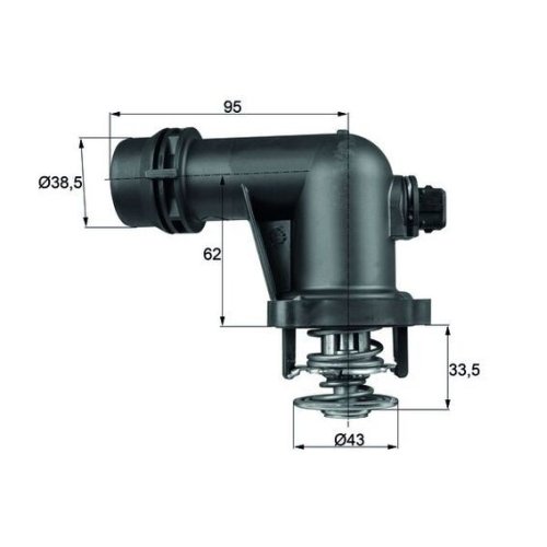 MAHLE Thermostat, Kühlmittel BEHR