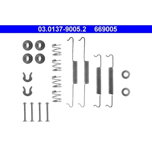 ATE Zubehörsatz, Bremsbacken