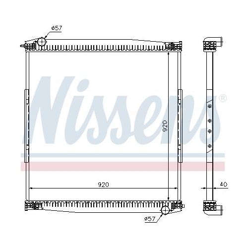 NISSENS Kühler, Motorkühlung