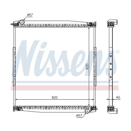 NISSENS Kühler, Motorkühlung