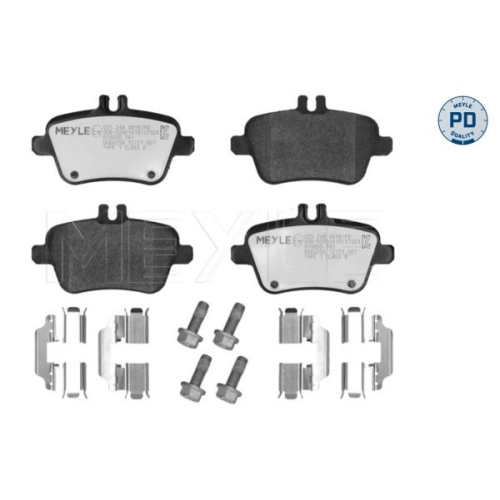 MEYLE Bremsbelagsatz, Scheibenbremse MEYLE-PD: Advanced performance and design.