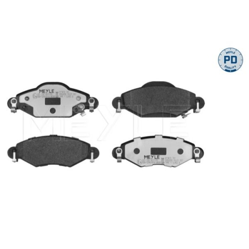 MEYLE Bremsbelagsatz, Scheibenbremse MEYLE-PD: Advanced performance and design.