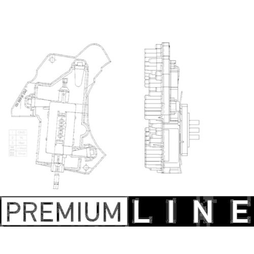 MAHLE Regler, Innenraumgebläse BEHR *** PREMIUM LINE ***