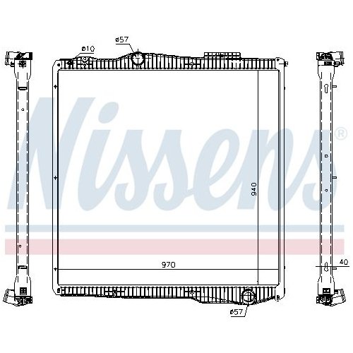 NISSENS Kühler, Motorkühlung