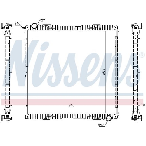 NISSENS Kühler, Motorkühlung
