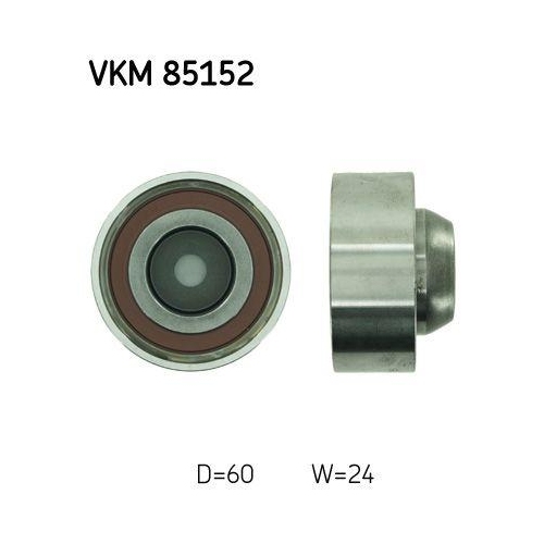 SKF Umlenk-/F&uuml;hrungsrolle, Zahnriemen