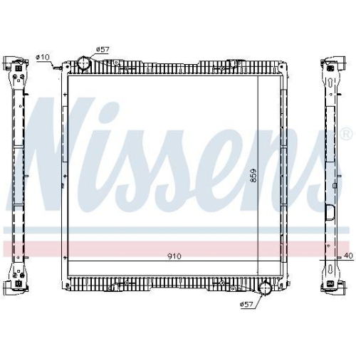NISSENS Kühler, Motorkühlung