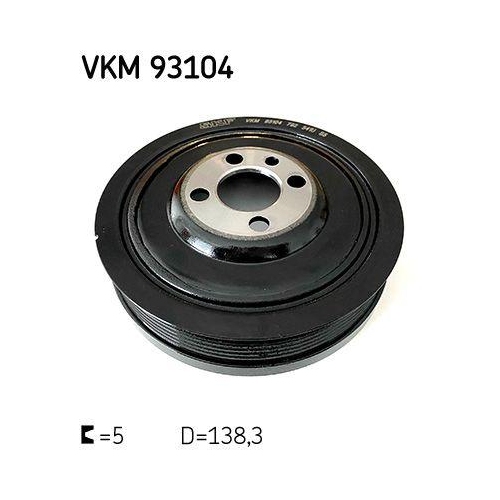 SKF Riemenscheibe, Kurbelwelle