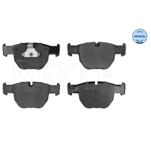 MEYLE Bremsbelagsatz, Scheibenbremse MEYLE-ORIGINAL: True to OE.