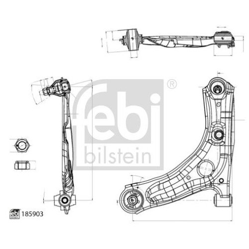 FEBI BILSTEIN Lenker, Radaufhängung