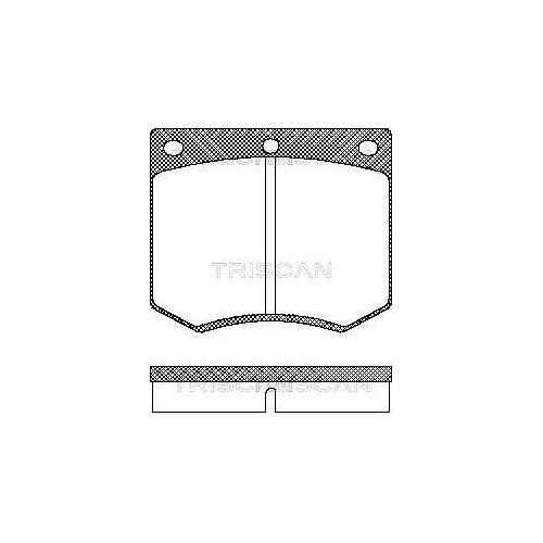 TRISCAN Bremsbelagsatz, Scheibenbremse