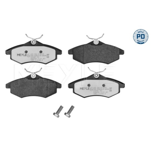 MEYLE Bremsbelagsatz, Scheibenbremse MEYLE-PD: Advanced performance and design.