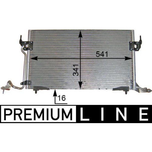 MAHLE Kondensator, Klimaanlage BEHR *** PREMIUM LINE ***