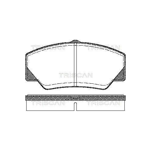 TRISCAN Bremsbelagsatz, Scheibenbremse