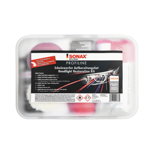 SONAX Aufbereitungs-Set, Scheinwerfer PROFILINE ScheinwerferAufbereitungsSet