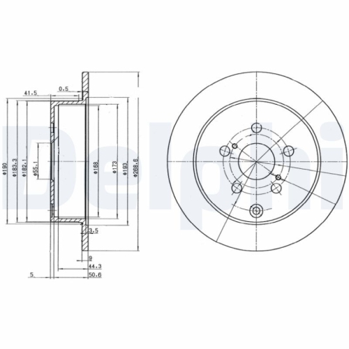 DELPHI Bremsscheibe