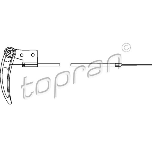 TOPRAN Motorhaubenzug