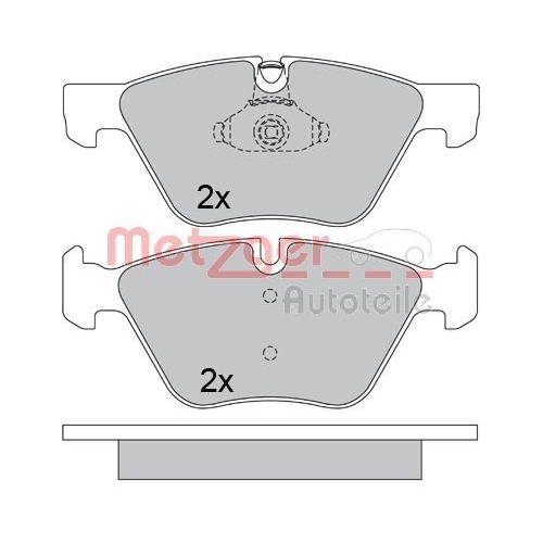 METZGER Bremsbelagsatz, Scheibenbremse