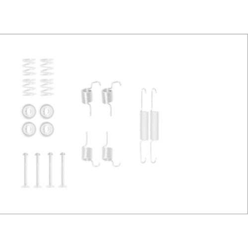 HELLA PAGID Zubehörsatz, Feststellbremsbacken