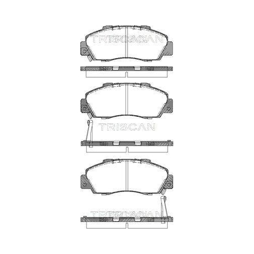 TRISCAN Bremsbelagsatz, Scheibenbremse