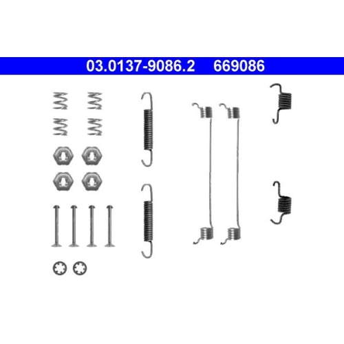 ATE Zubehörsatz, Bremsbacken