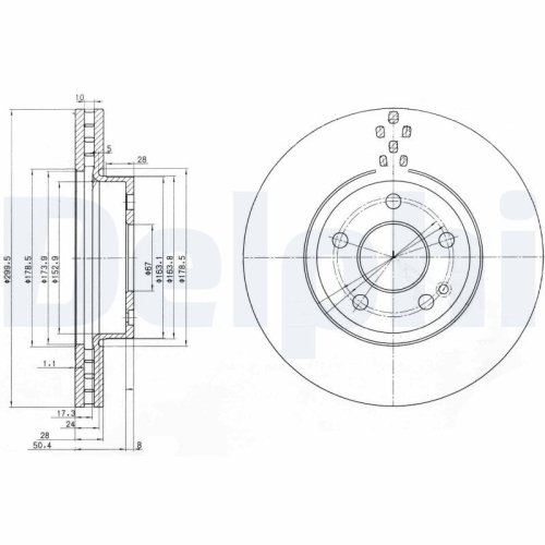 DELPHI Bremsscheibe