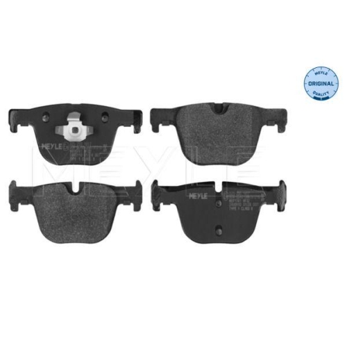 MEYLE Bremsbelagsatz, Scheibenbremse MEYLE-ORIGINAL: True to OE.