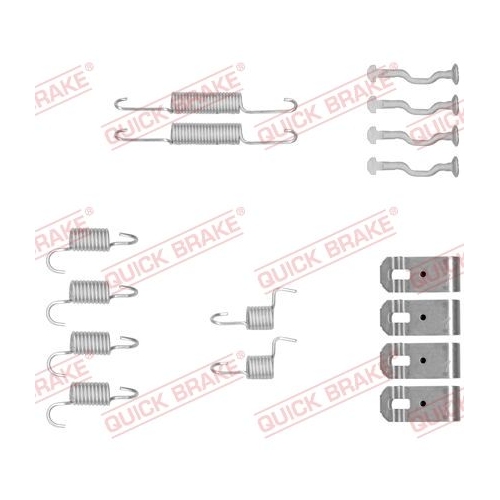 QUICK BRAKE Zubehörsatz, Feststellbremsbacken