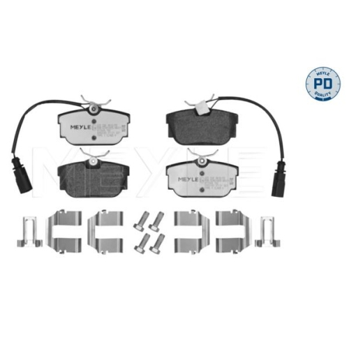 MEYLE Bremsbelagsatz, Scheibenbremse MEYLE-PD: Advanced performance and design.