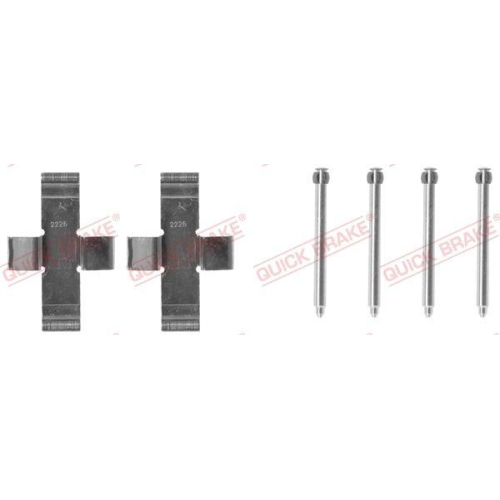 QUICK BRAKE Zubeh&ouml;rsatz, Scheibenbremsbelag