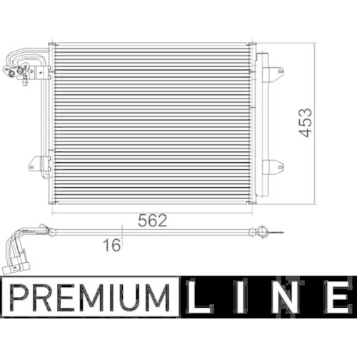 MAHLE Kondensator, Klimaanlage BEHR *** PREMIUM LINE ***