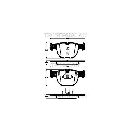 TRISCAN Bremsbelagsatz, Scheibenbremse