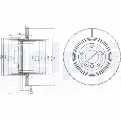 DELPHI Bremsscheibe