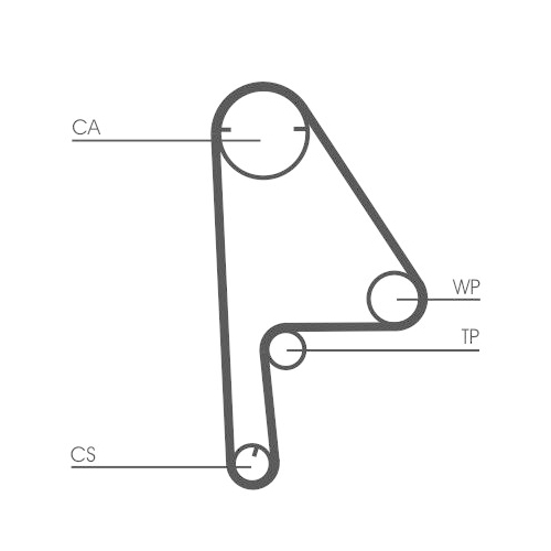 CONTINENTAL CTAM Zahnriemen