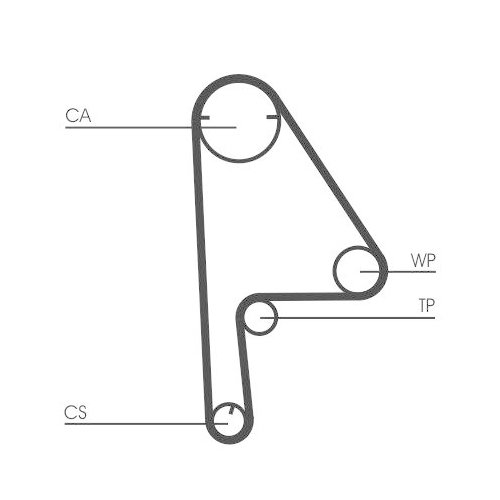 CONTINENTAL CTAM Zahnriemen