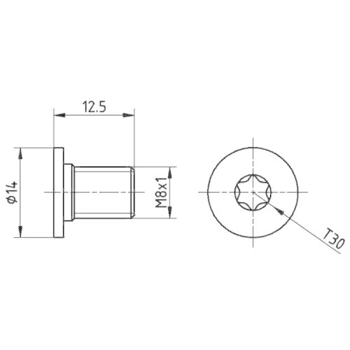 HELLA PAGID Schraube, Bremsscheibe