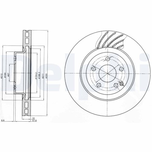 DELPHI Bremsscheibe