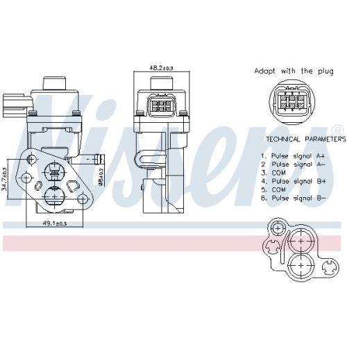 NISSENS AGR-Ventil ** FIRST FIT **