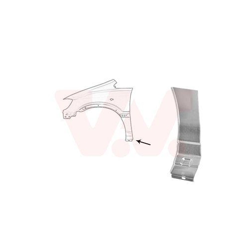 VAN WEZEL Kotflügel