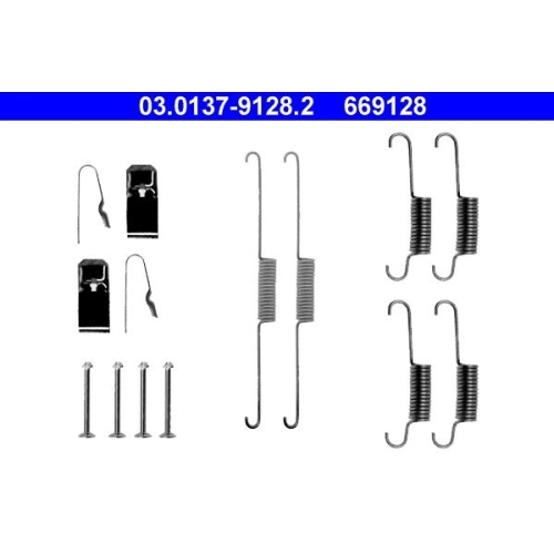 ATE Zubehörsatz, Bremsbacken