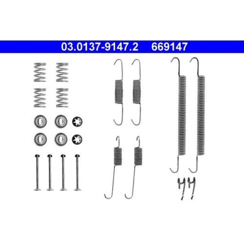 ATE Zubehörsatz, Bremsbacken