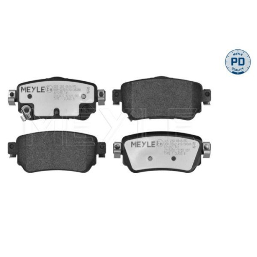 MEYLE Bremsbelagsatz, Scheibenbremse MEYLE-PD: Advanced performance and design.