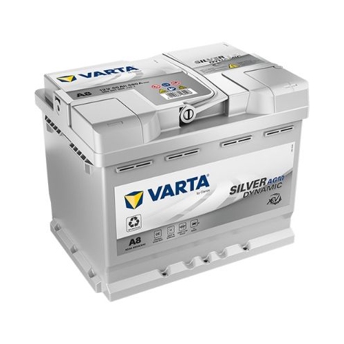 VARTA Starterbatterie SILVER dynamic AGM