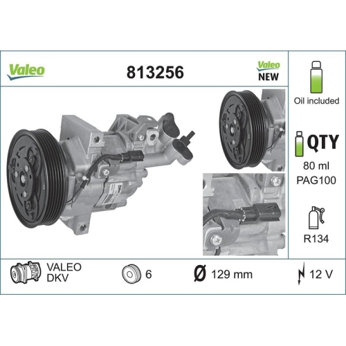 VALEO Kompressor, Klimaanlage VALEO ORIGINS NEW OE TECHNOLOGIE