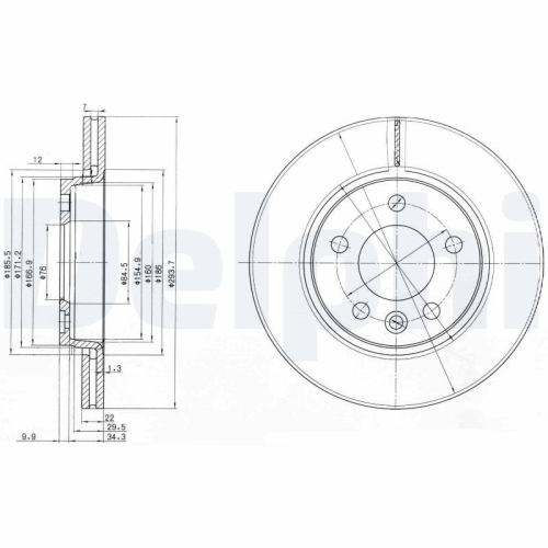 DELPHI Bremsscheibe