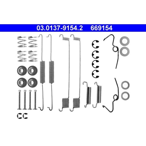 ATE Zubehörsatz, Bremsbacken