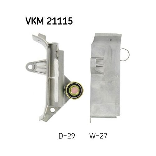 SKF Umlenk-/Führungsrolle, Zahnriemen