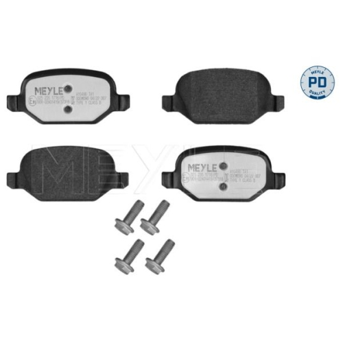 MEYLE Bremsbelagsatz, Scheibenbremse MEYLE-PD: Advanced performance and design.