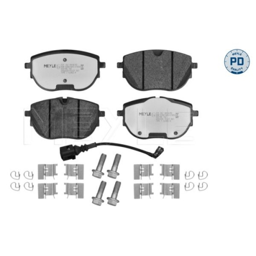 MEYLE Bremsbelagsatz, Scheibenbremse MEYLE-PD: Advanced performance and design.