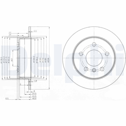 DELPHI Bremsscheibe